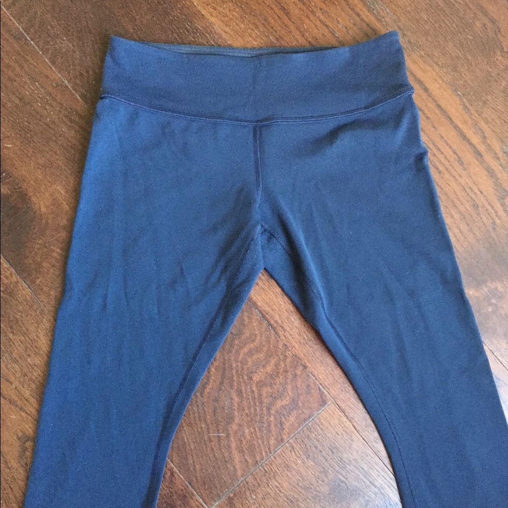 Lululemon Wunder Under Crop Silver